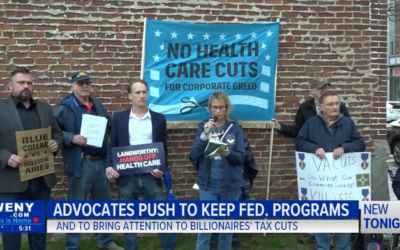 WENY News Citizen Action of NY Hosts Press Conference to Advocate for Fed. Programs & Shed Light on Billionaires’ Tax Cuts